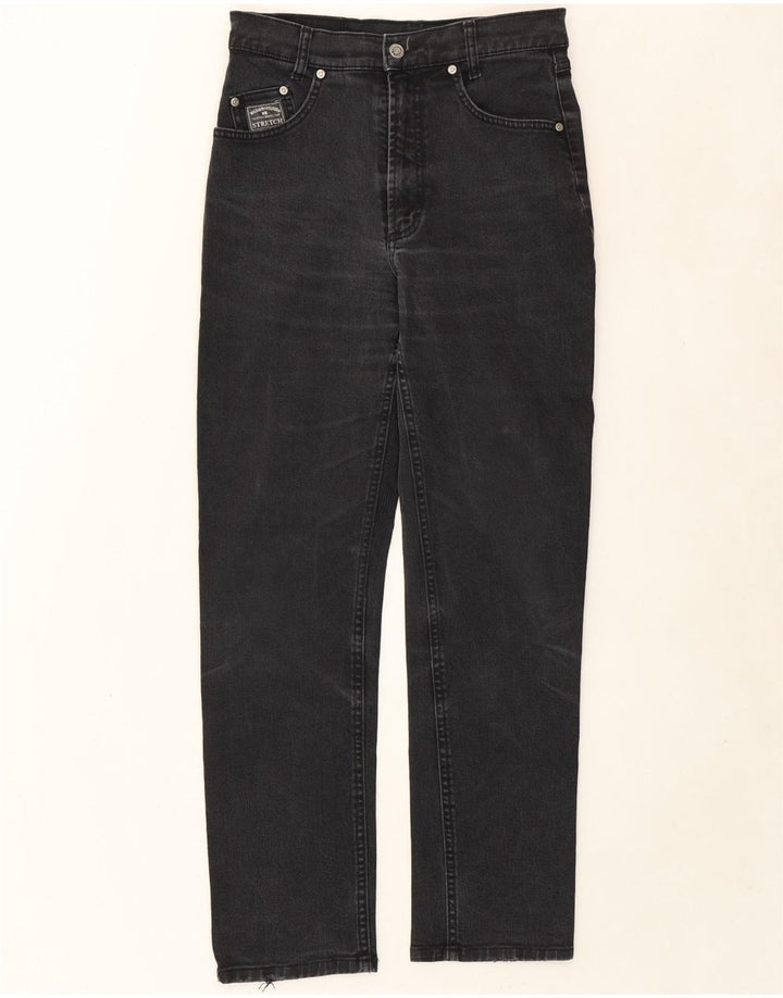 VINTAGE Womens Straight Jeans EU 40 Medium W31 L29 Black Cotton Vintage Vintage and Second-Hand Vintage from Messina Hembry 