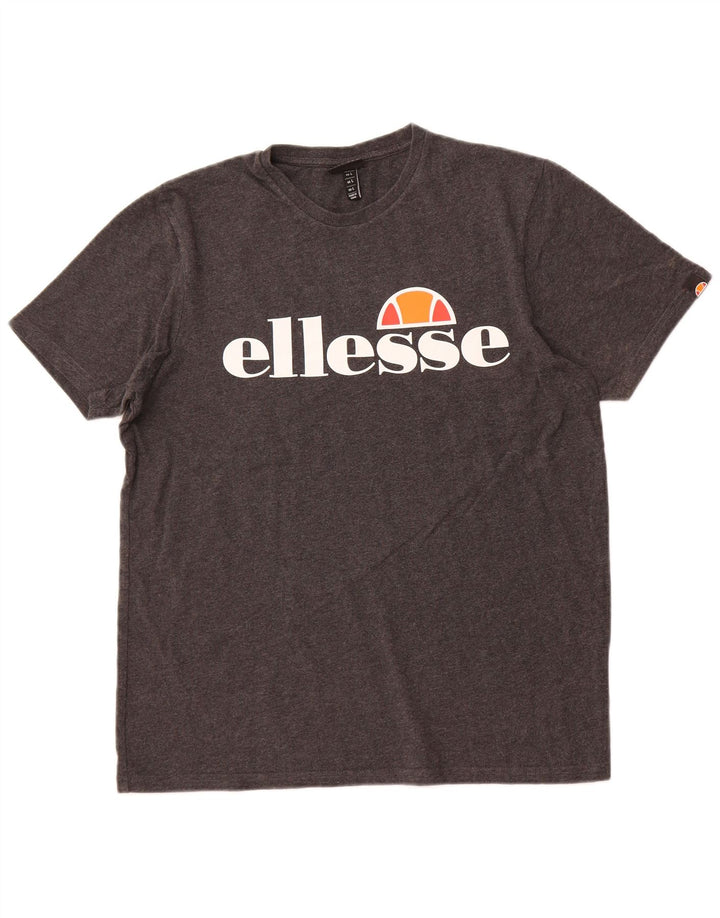 Tricou grafic pentru femei ELLESSE Top UK 14 mare bumbac gri