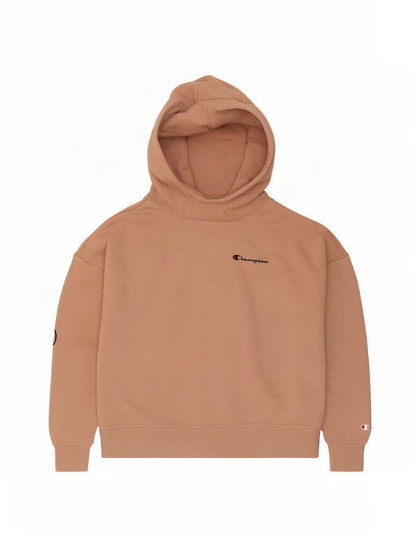 Pulover pentru damă Champion Crop Oversized Hoodie UK 14 Medium Pink Bumbac