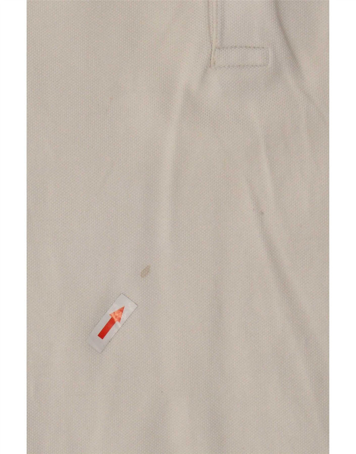Cămașă polo Fred Perry pentru bărbați, bumbac alb mediu