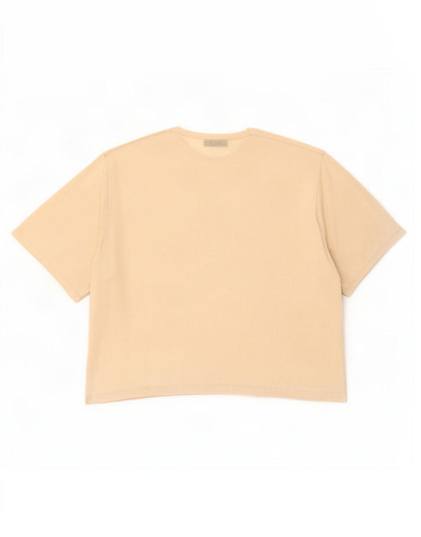 Tricou supradimensionat pentru femei Zara UK 10 Small din viscoză albă
