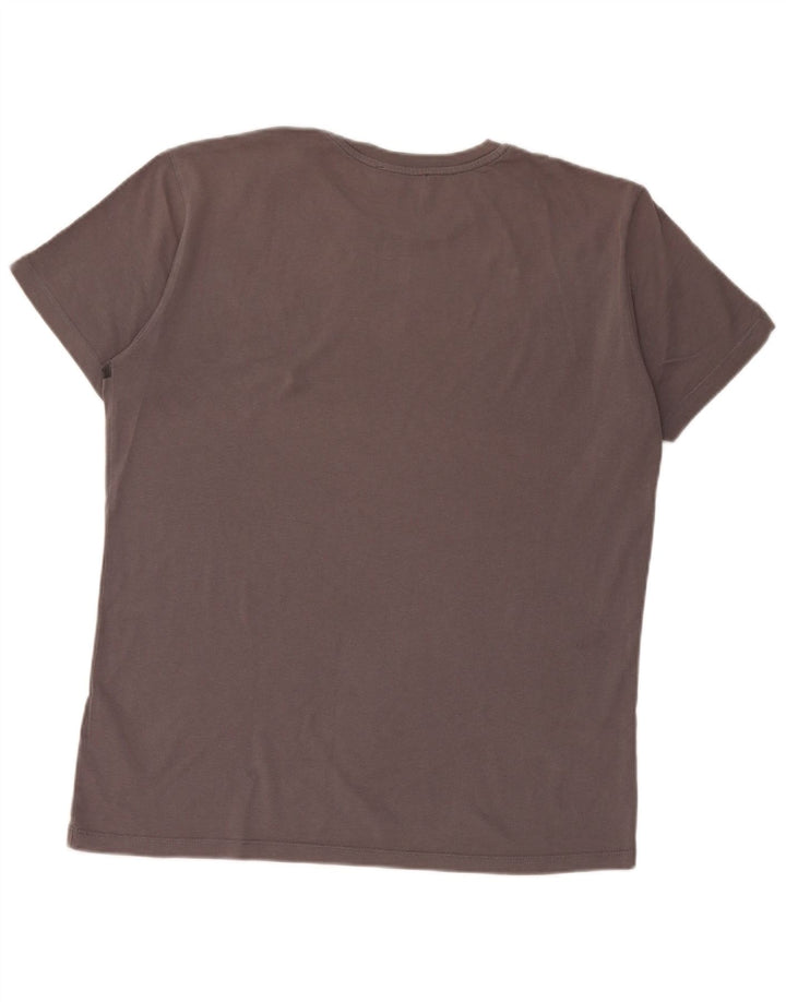 Tricou grafic Trussardi pentru bărbați Top mare bumbac gri