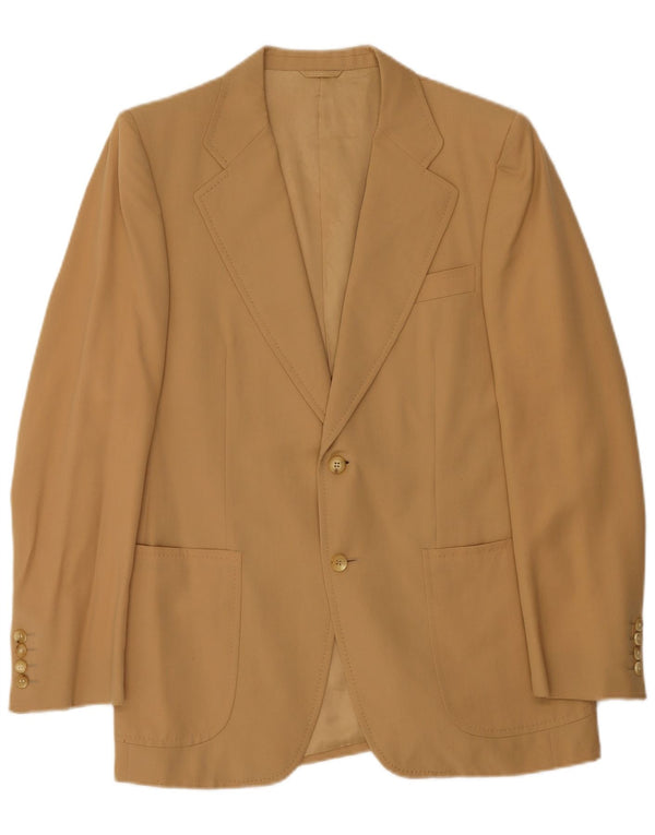 Costum pentru bărbați vintage din 2 bucăți UK 38 Medium L36 L29 Bej