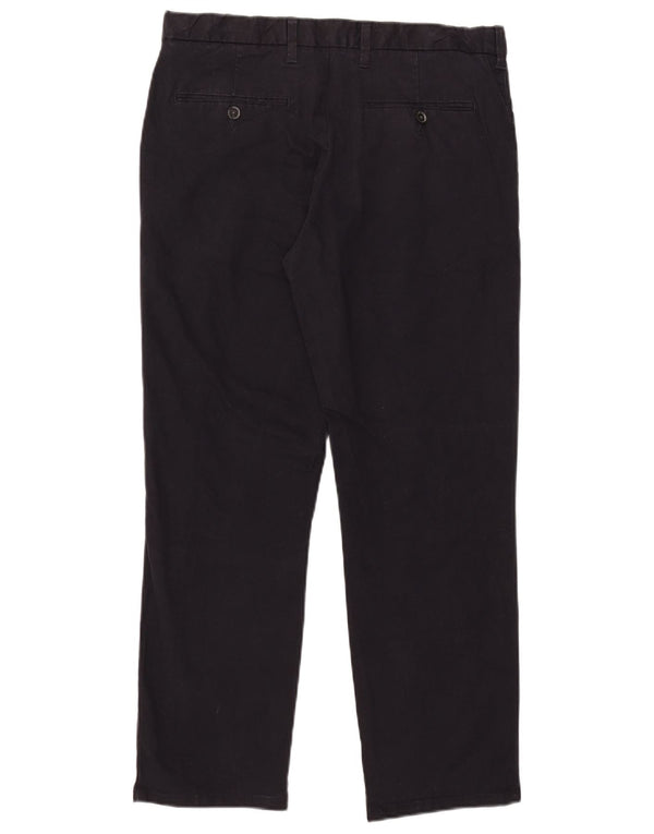 Pantaloni chino obișnuiți pentru bărbați Marks & Spencer L34 L29 bumbac negru