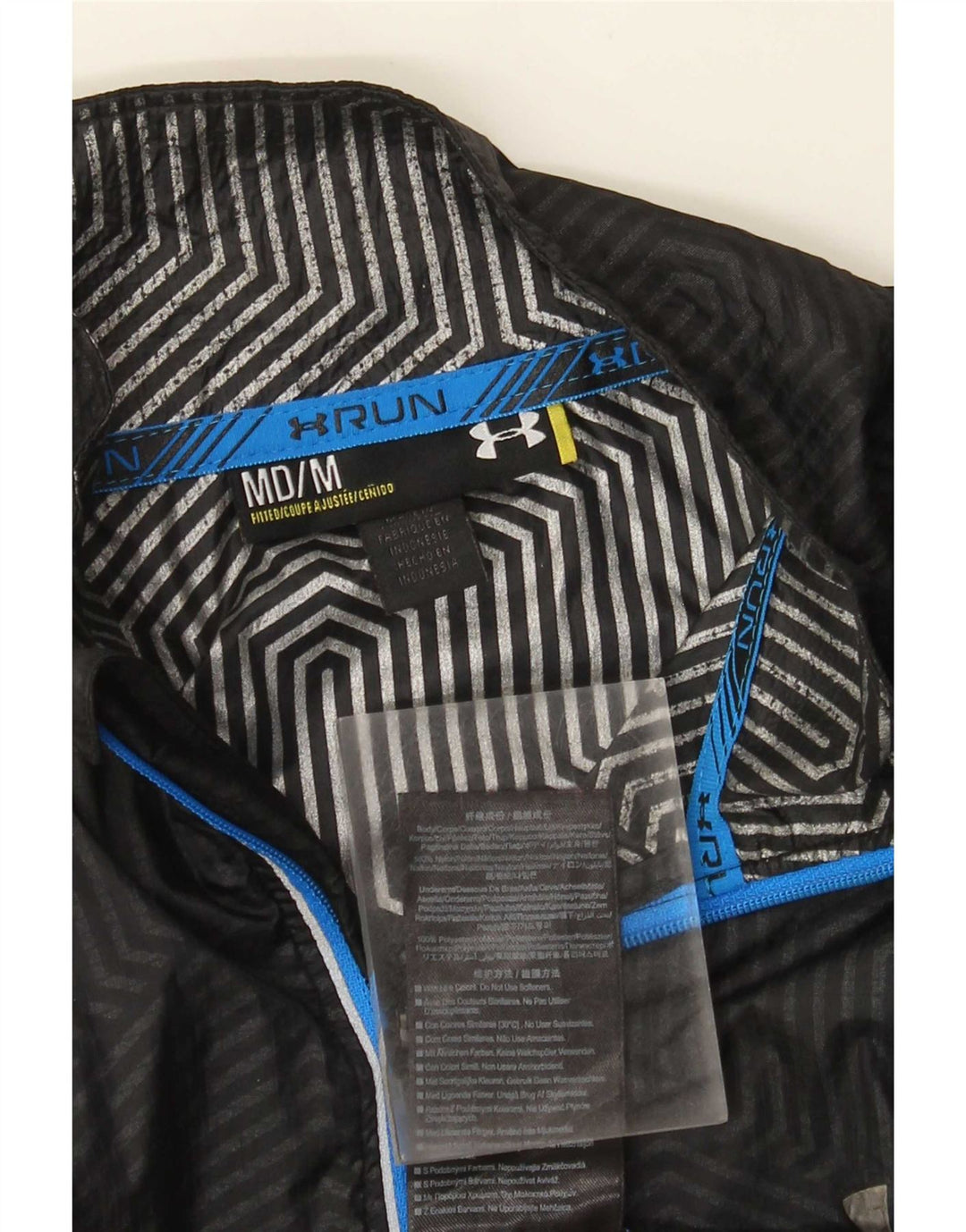 Jachetă de ploaie pentru bărbați Under Armour UK 38 Medium Black Colorblock Nylon