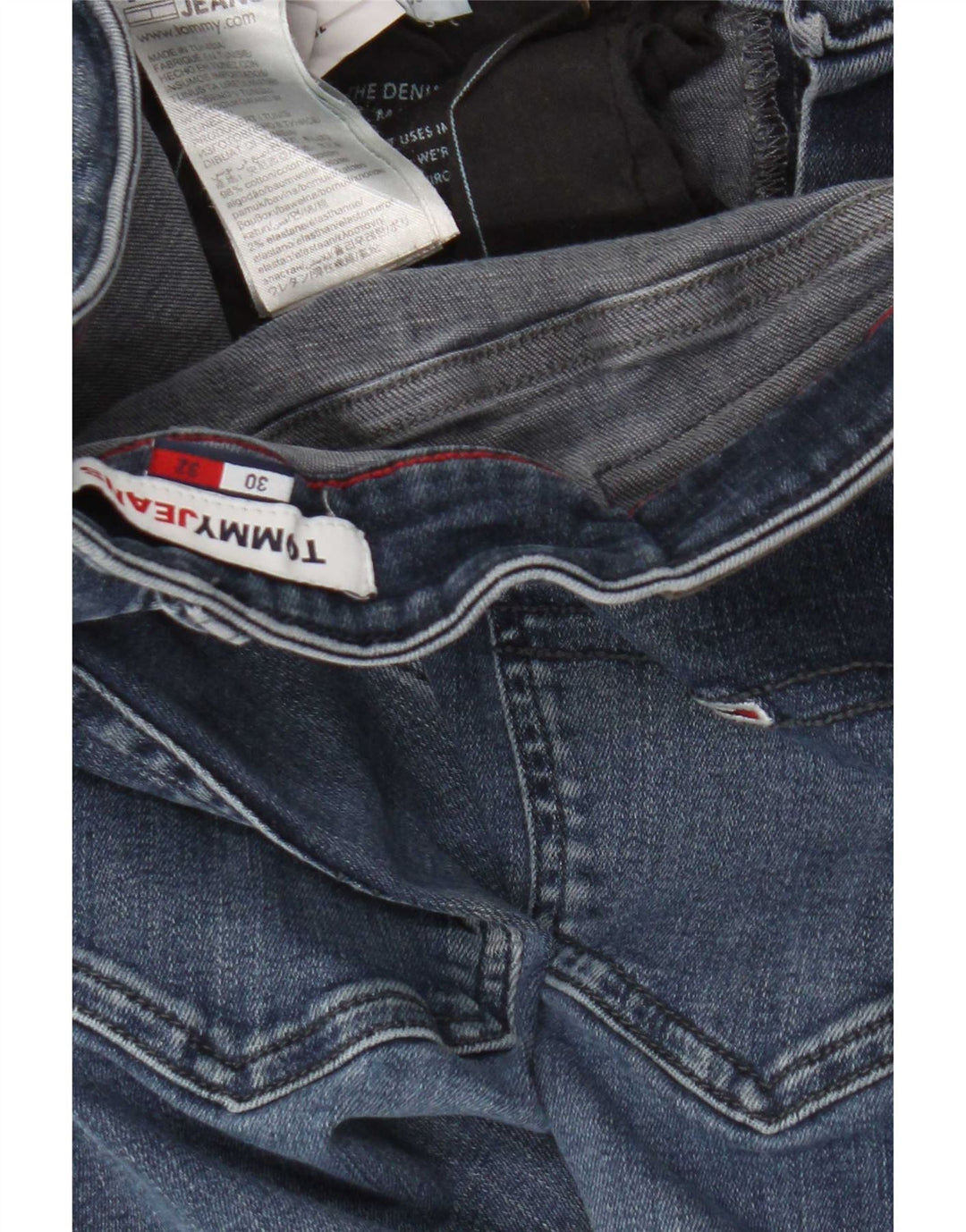 Blugi slim pentru femei Tommy Hilfiger W30 L32 bumbac albastru