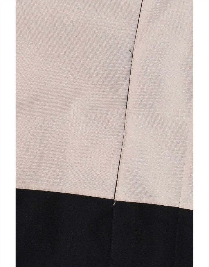 Tog 24 Jachetă căptușită supradimensionată cu glugă pentru femei UK 8 Small Black Colorblock
