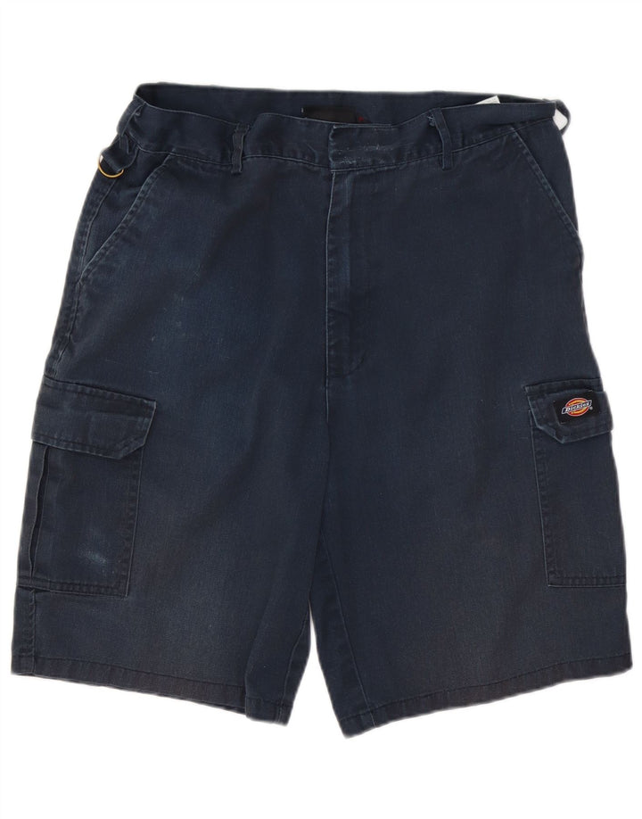 Pantaloni scurți cargo Dickies pentru bărbați W34, mari, albastru, poliester