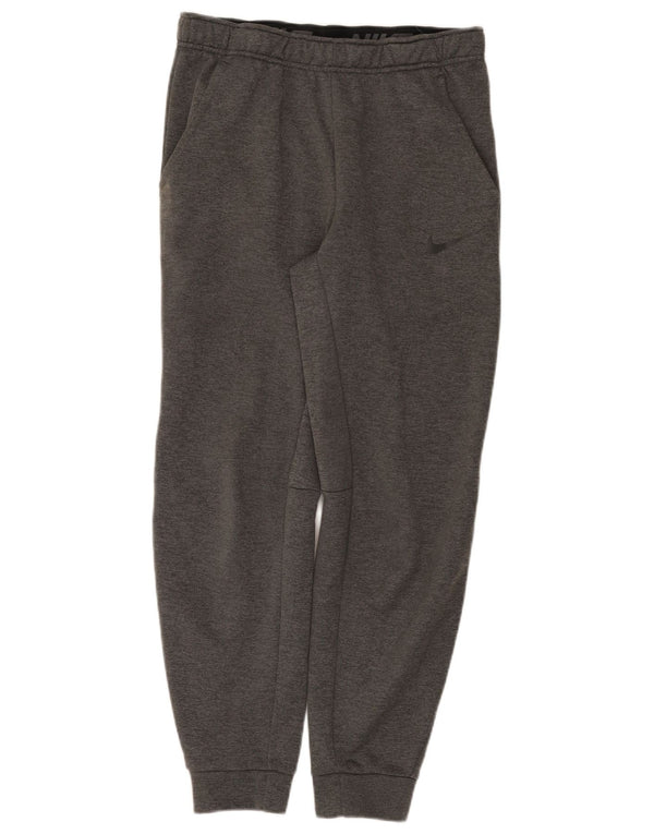 Pantaloni de trening Nike Dri Fit pentru bărbați Pantaloni de jogging Mici, gri, poliester