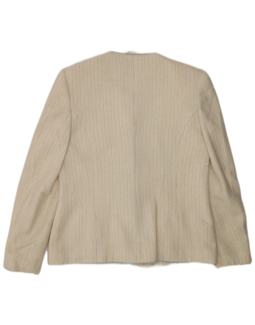 Jachetă vintage pentru femei cu 5 nasturi, IT 48 XL, cu dungi alb
