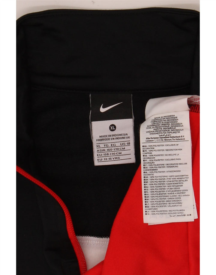 Jachetă de trening pentru băieți NIKE 13-14 ani XL poliester color bloc roșu