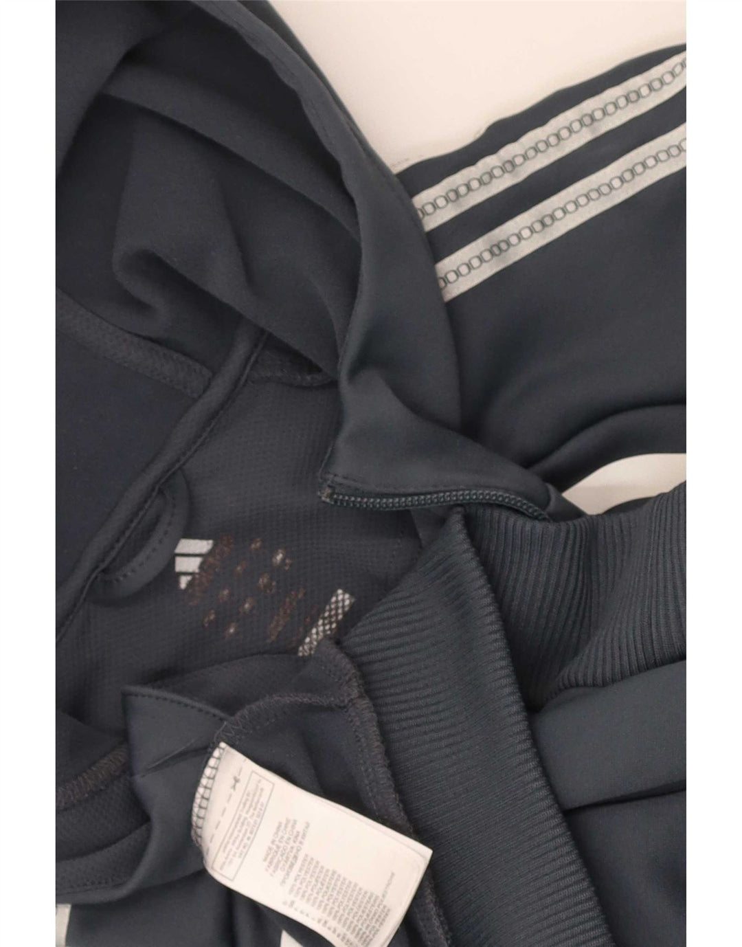 Pulover Adidas Climalite Zip pentru bărbați, mare, gri, poliester color bloc