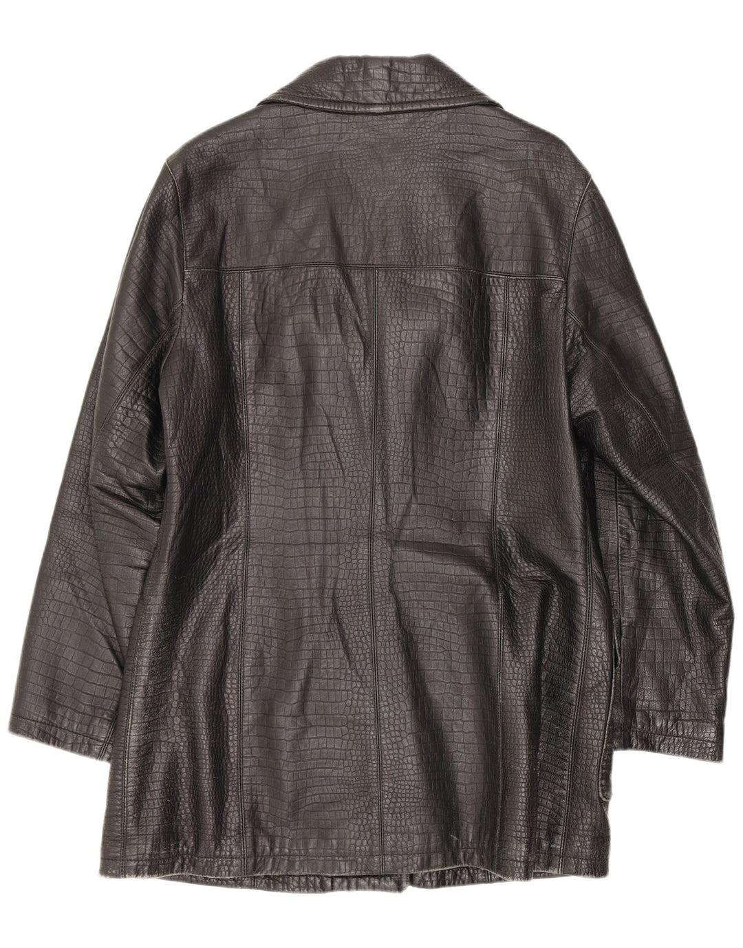 Palton din piele pentru femei Conbipel UK 12 Medium Black Animal Print Classic