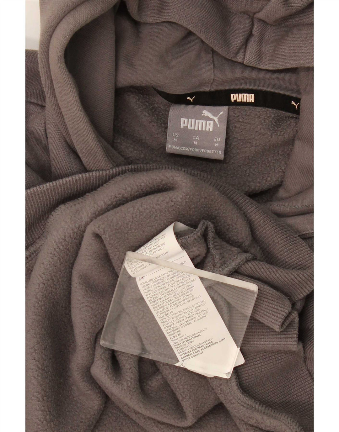 Pulover pentru bărbați Puma Graphic Hoodie, bumbac, gri mediu