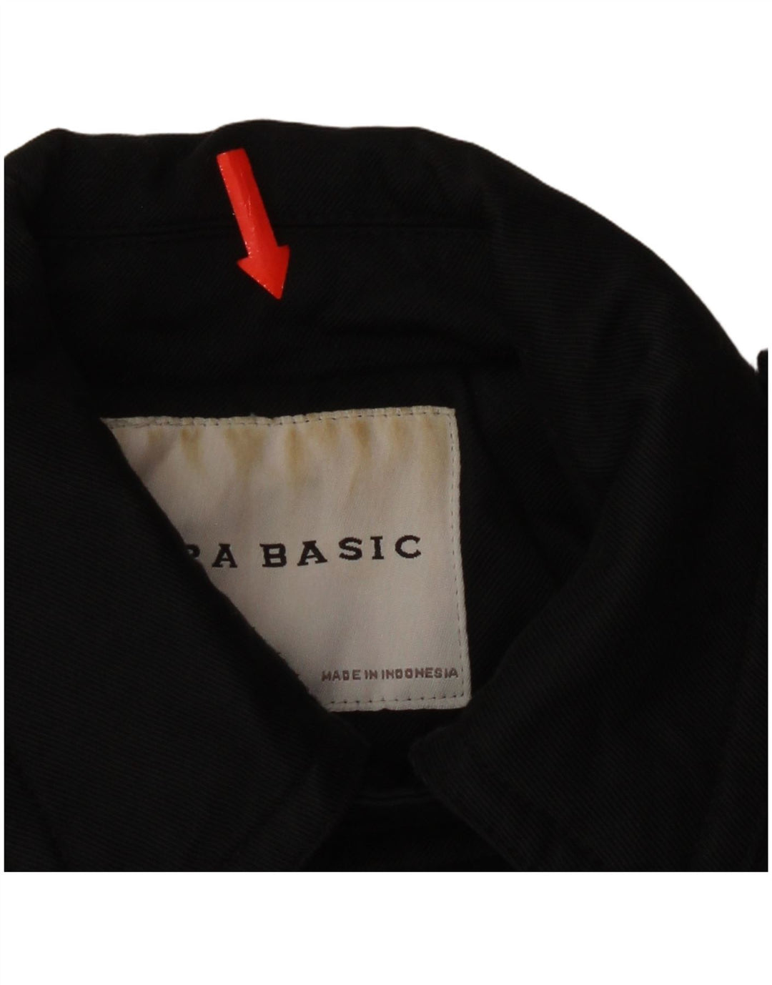 Jachetă militară Zara pentru femei UK 12 Medium Black Nylon