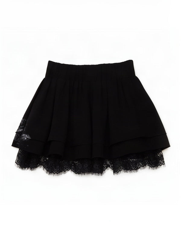 Fusta Mini Guess Girls 11-12 Ani W26 Bumbac Paisley Negru