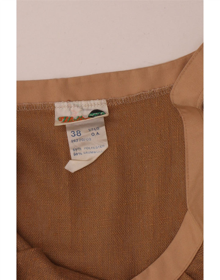 Rochie vintage pentru femei EU 38 Medium Bej Poliester