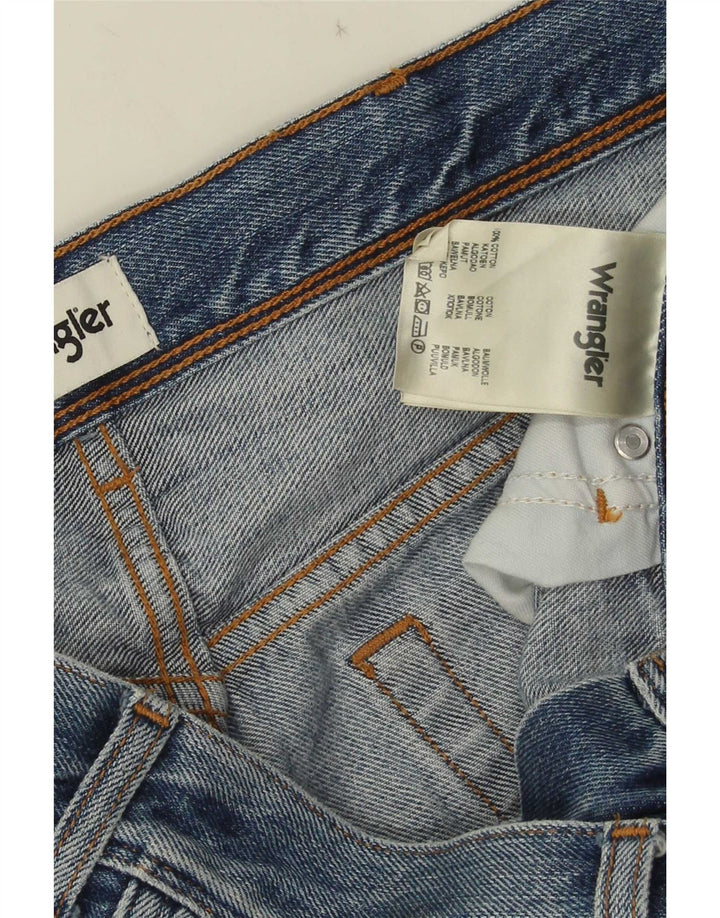 Blugi drepte pentru bărbați Wrangler Texas W34 L30 bumbac albastru