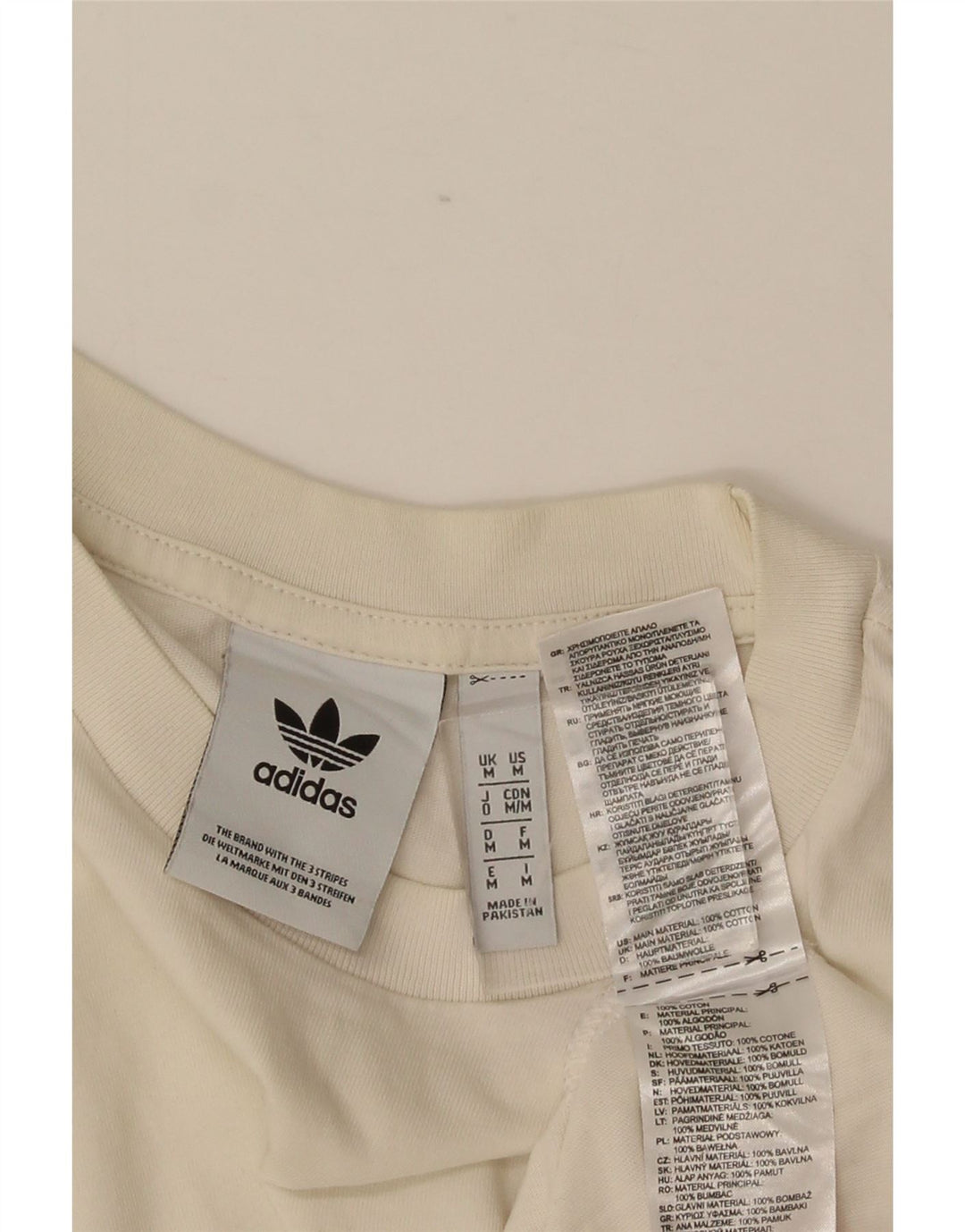 Tricou grafic ADIDAS pentru bărbați Top mediu din bumbac alb