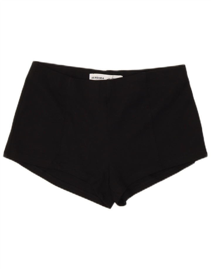 Pantaloni caldi pentru femei Bershka, mari W32, viscoză neagră