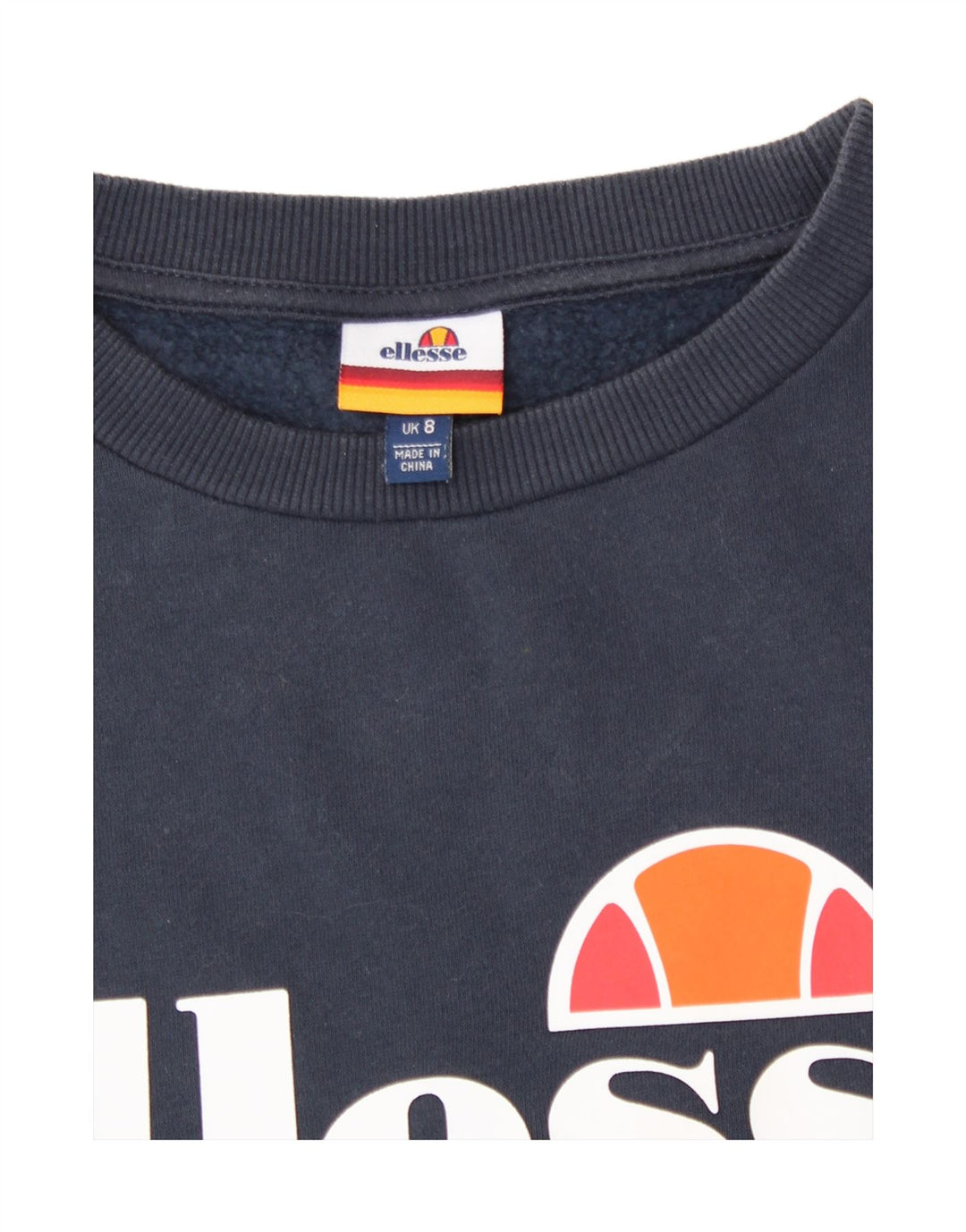 Pulover cu grafic supradimensionat pentru femei Ellesse UK 8 Mic bleumarin