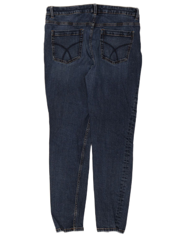 Crew Clothing Blugi skinny pentru femei UK 16 Large W34 L28 Bleumarin Bumbac
