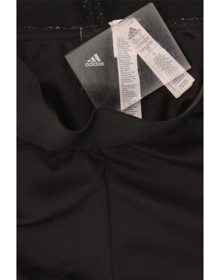 Pantaloni de trening ADIDAS pentru femei UK 8/10 Poliester negru mic