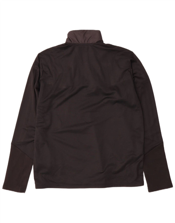 Adidas Aeroready Zip Neck Pullover Trening Top XL Negru Colorblock