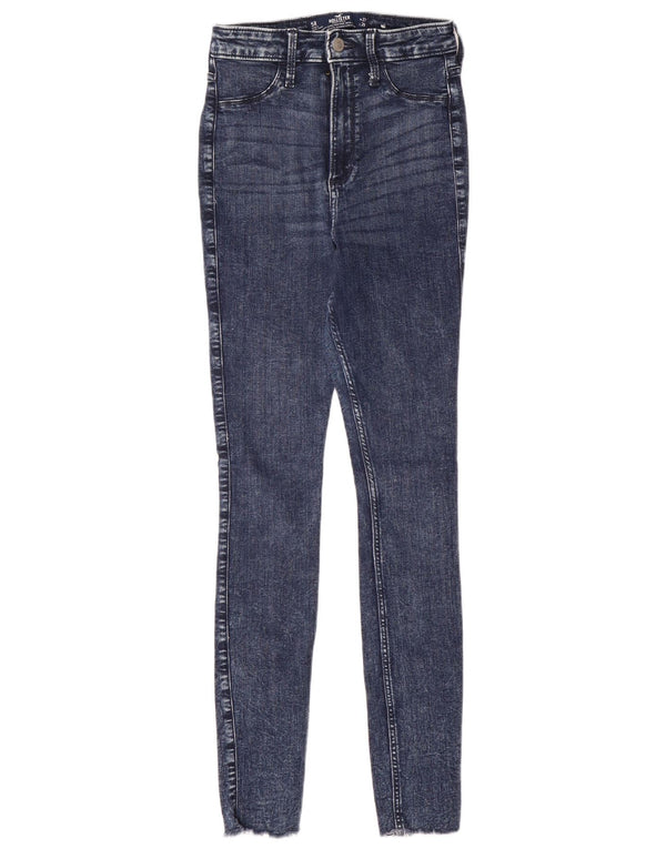 Blugi skinny cu talie înaltă pentru femei HOLLISTER US 5 Small W27 L28 Blue