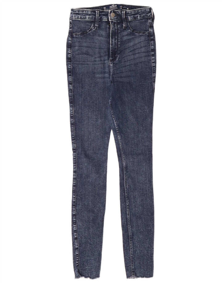 Blugi skinny cu talie înaltă pentru femei HOLLISTER US 5 Small W27 L28 Blue
