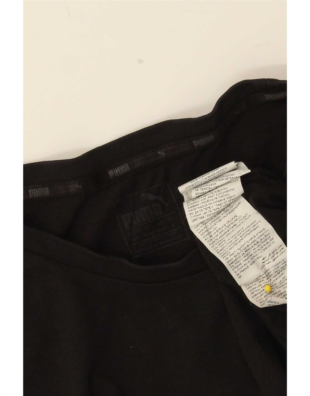 Tricou grafic Puma pentru bărbați Top mediu negru bumbac