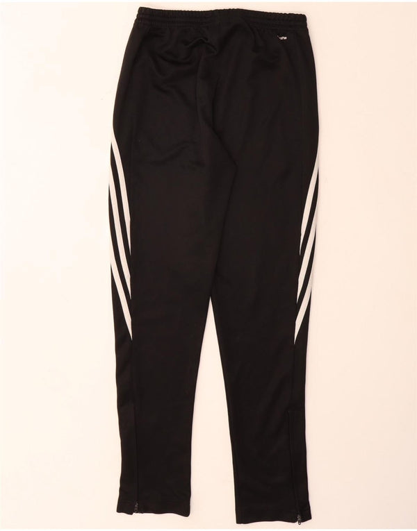 Pantaloni de trening ADIDAS Climalite pentru baieti 13-14 ani XL poliester negru