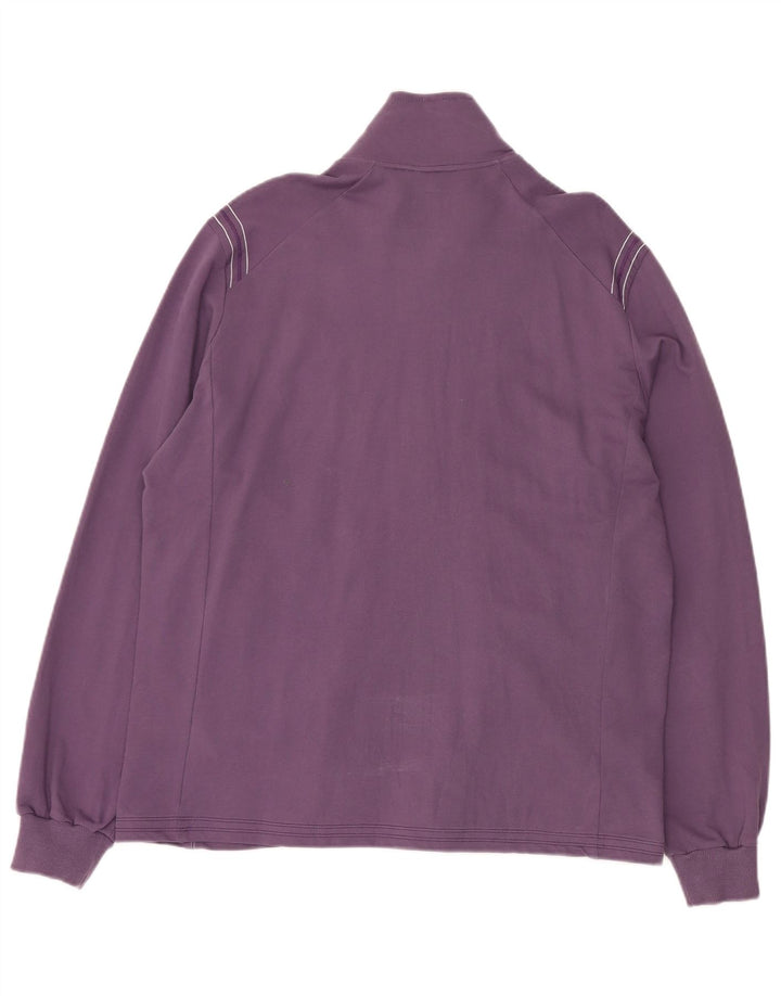 Jachetă de trening pentru femei Lotto, bumbac violet 3XL
