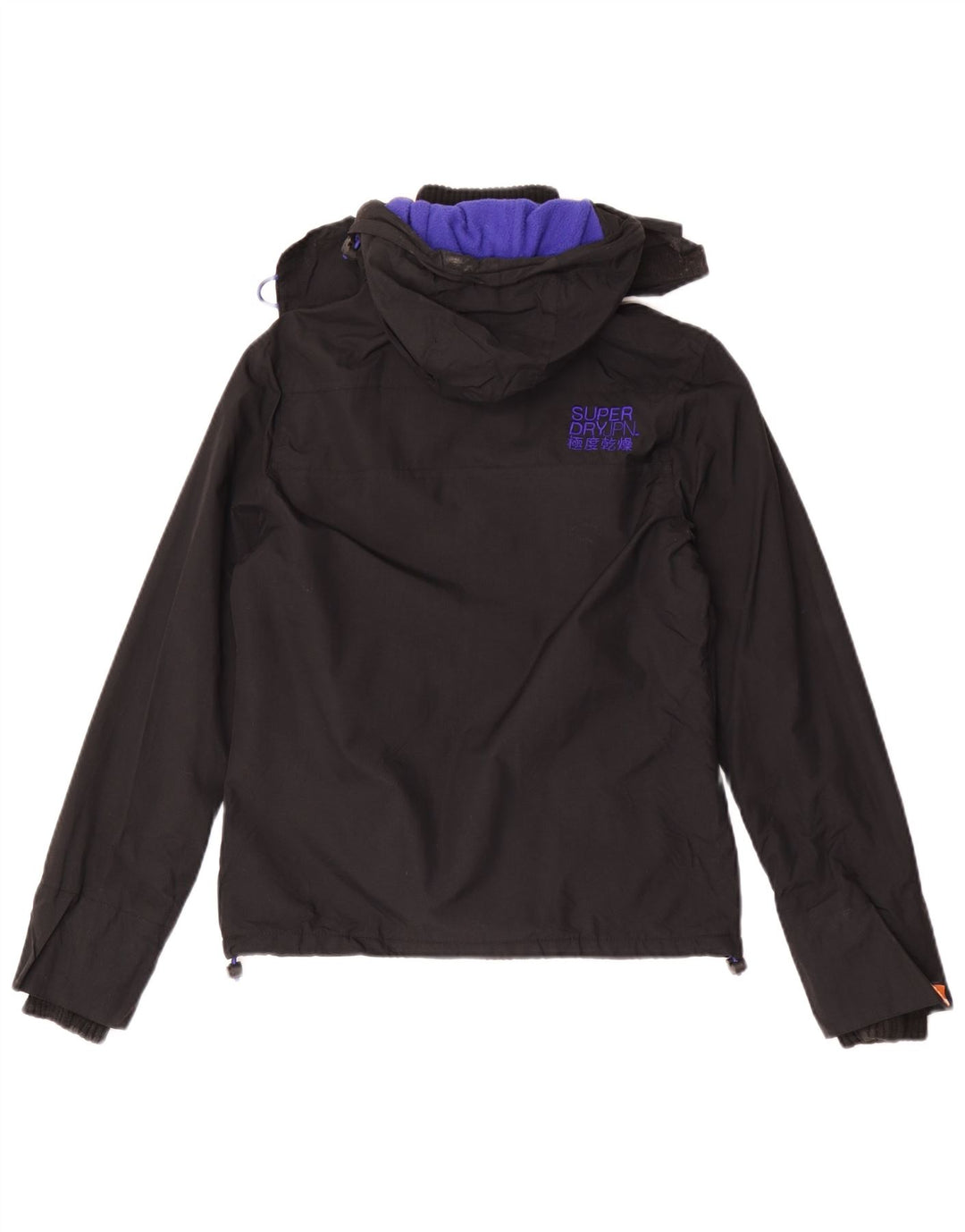 Jachetă Windbreaker cu grafică Superdry pentru femei UK 10 Small Black