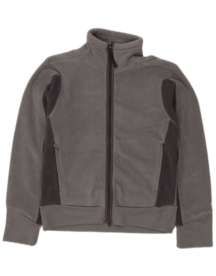 Jachetă fleece pentru bărbați Nike UK 36/38 Poliester mic gri