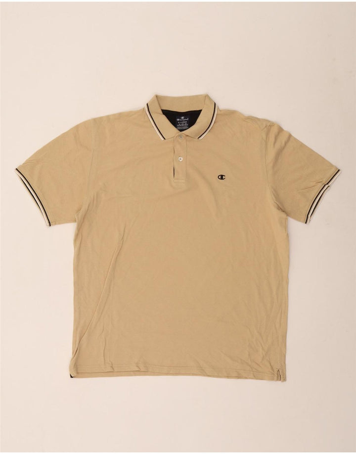 Tricou polo pentru bărbați Champion XL Bej