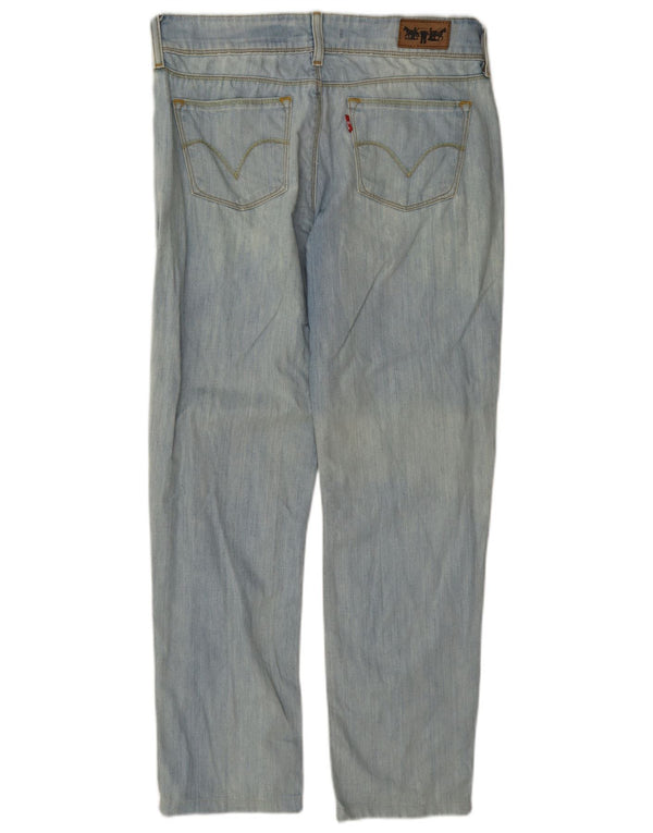 Blugi drepti pentru femei Levi's 570 W30 L28 Bumbac albastru