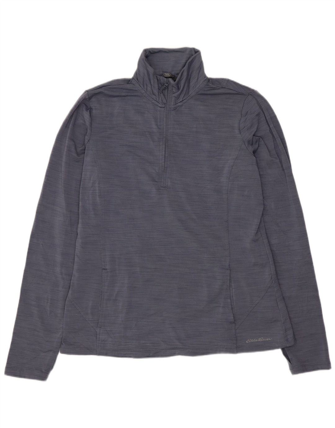 Eddie Bauer Top cu fermoar pentru femei cu mânecă lungă UK 14 Medium Bleumarin