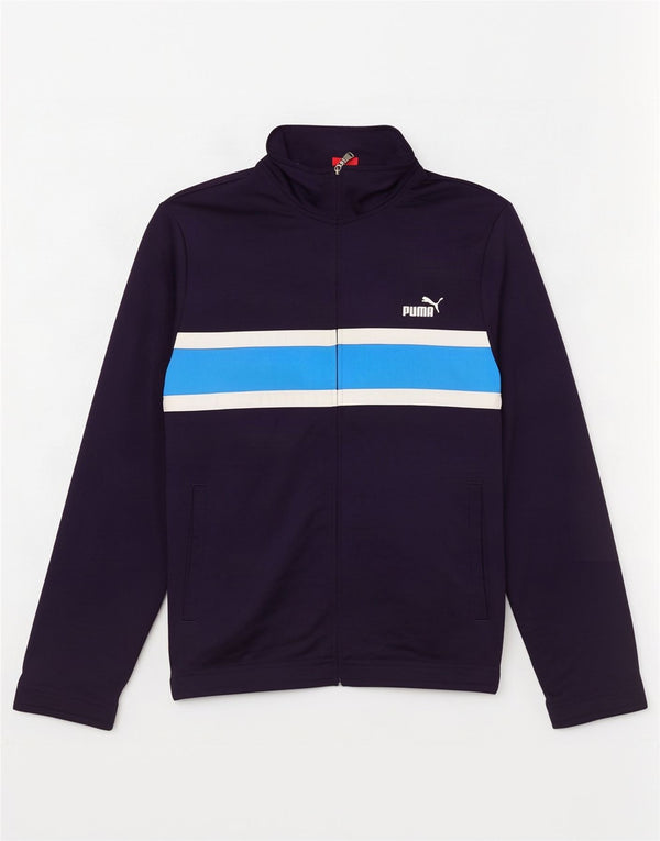 Jachetă de trening pentru bărbați Puma, mare, albastru, poliester color bloc