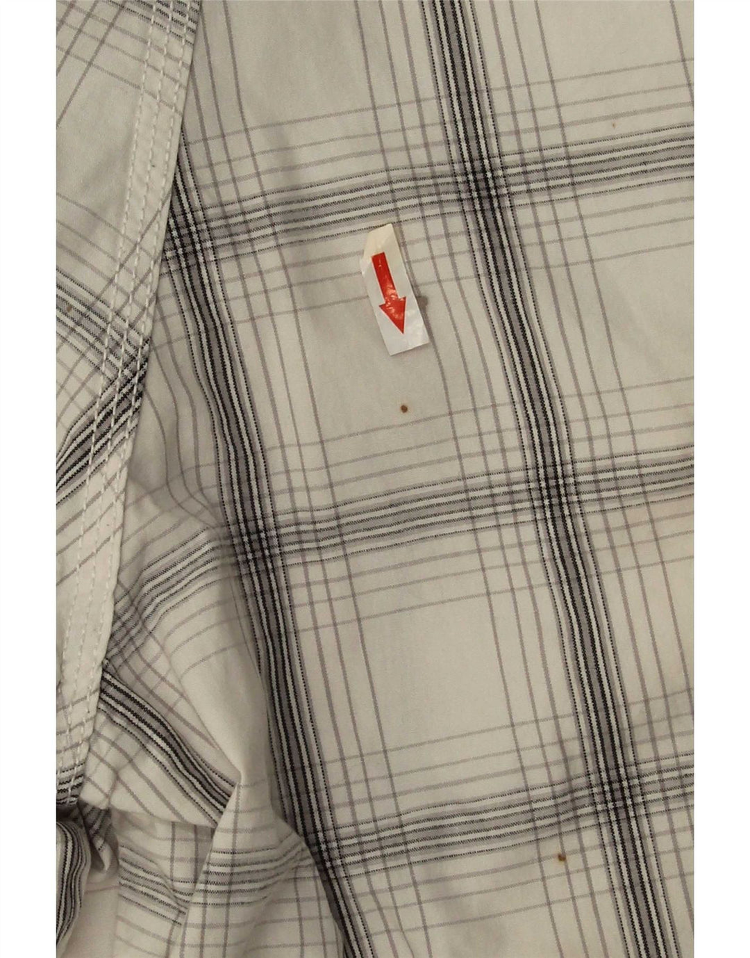 Pantaloni scurți cargo pentru bărbați Lee W38 XL, bumbac cu check alb