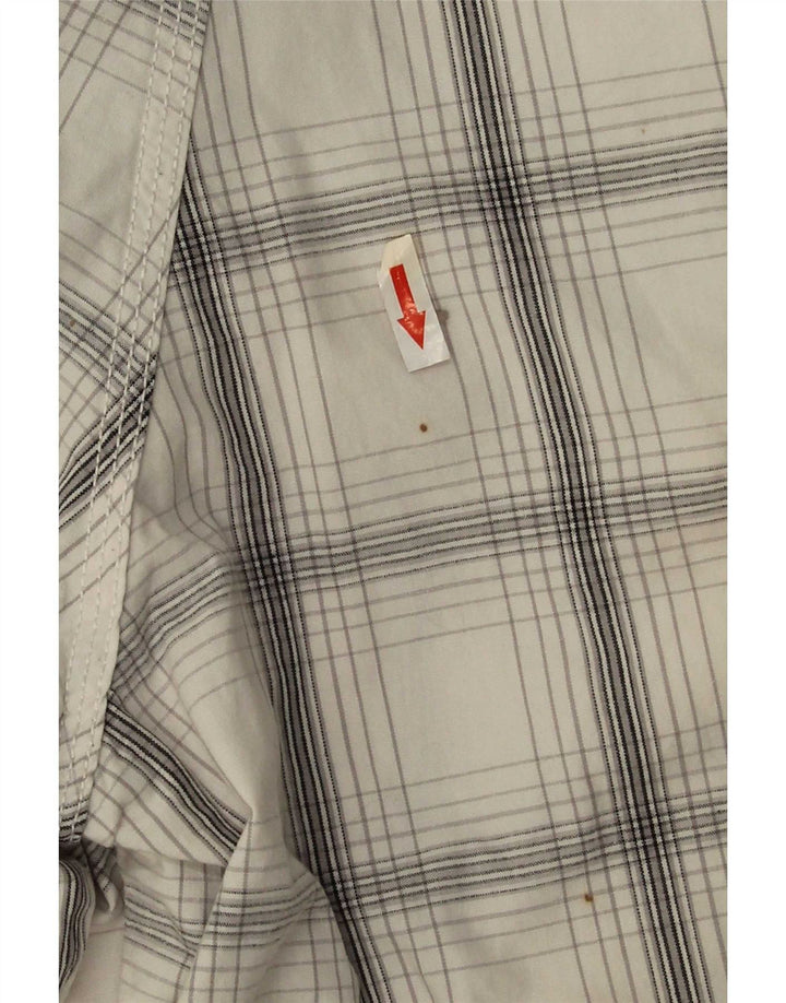 Pantaloni scurți cargo pentru bărbați Lee W38 XL, bumbac cu check alb
