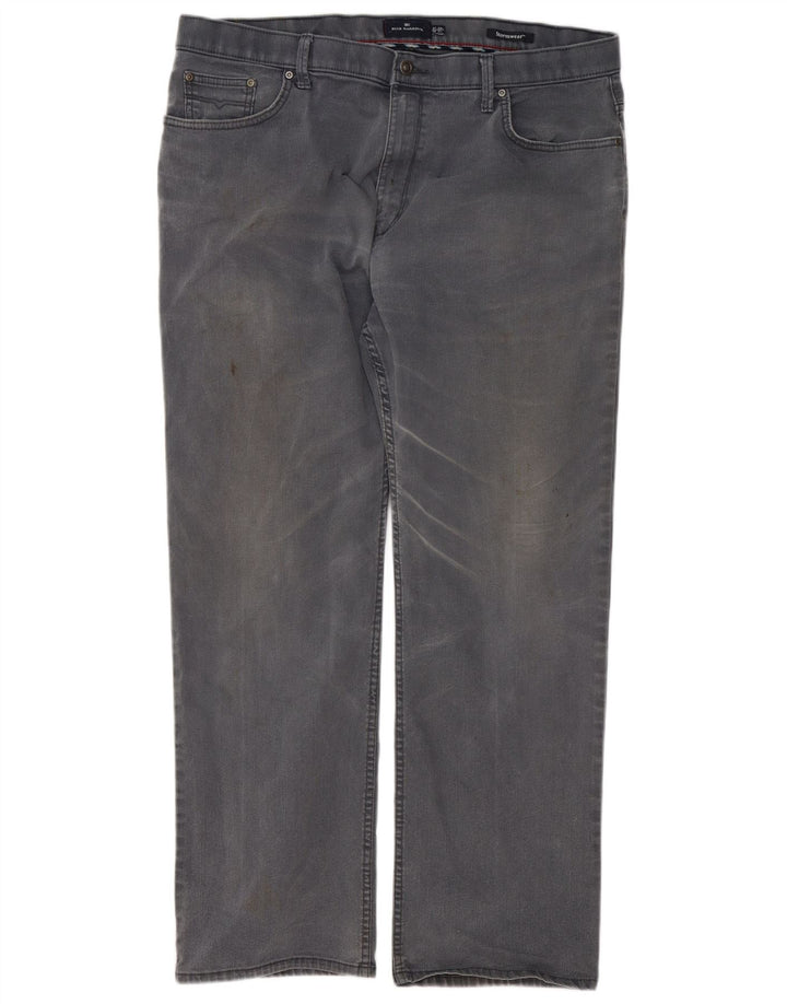 Blugi drepți pentru bărbați Marks & Spencer Blue Harbour W38 L31 bumbac gri