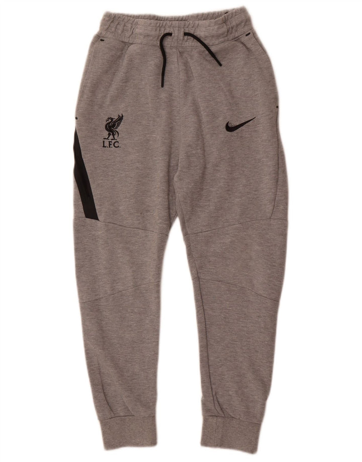 Pantaloni de trening Nike Liverpool pentru băieți Pantaloni de jogging 10-11 ani, gri mediu