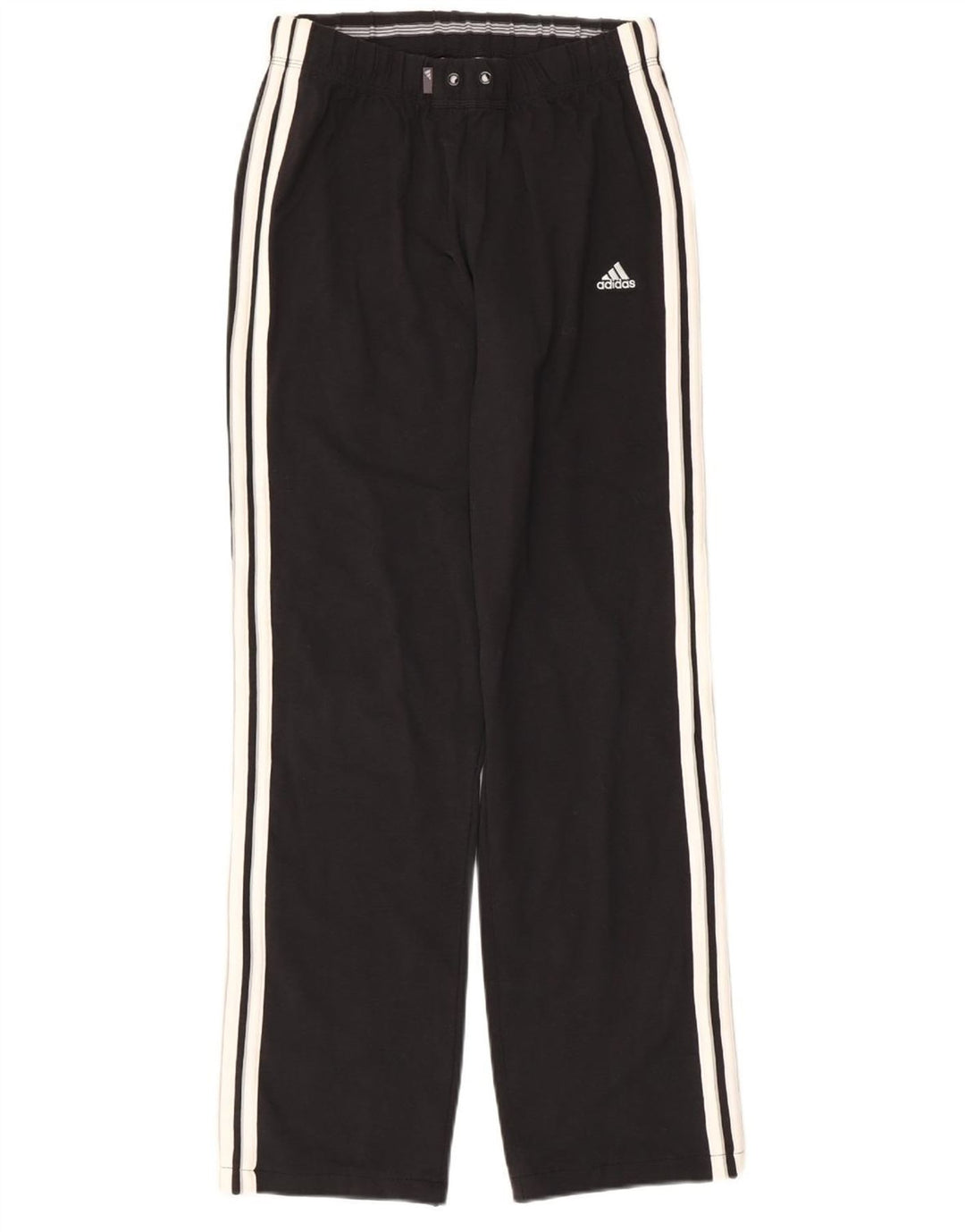 Pantaloni de trening ADIDAS pentru femei UK 10 mic bumbac negru