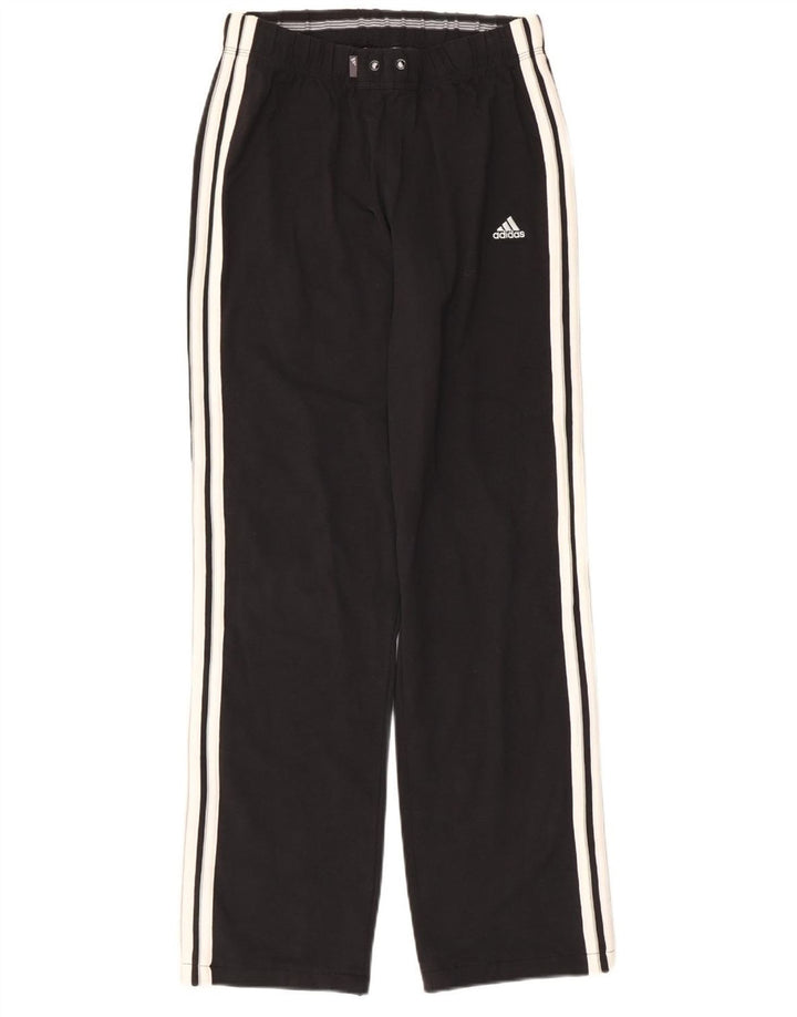 Pantaloni de trening ADIDAS pentru femei UK 10 mic bumbac negru