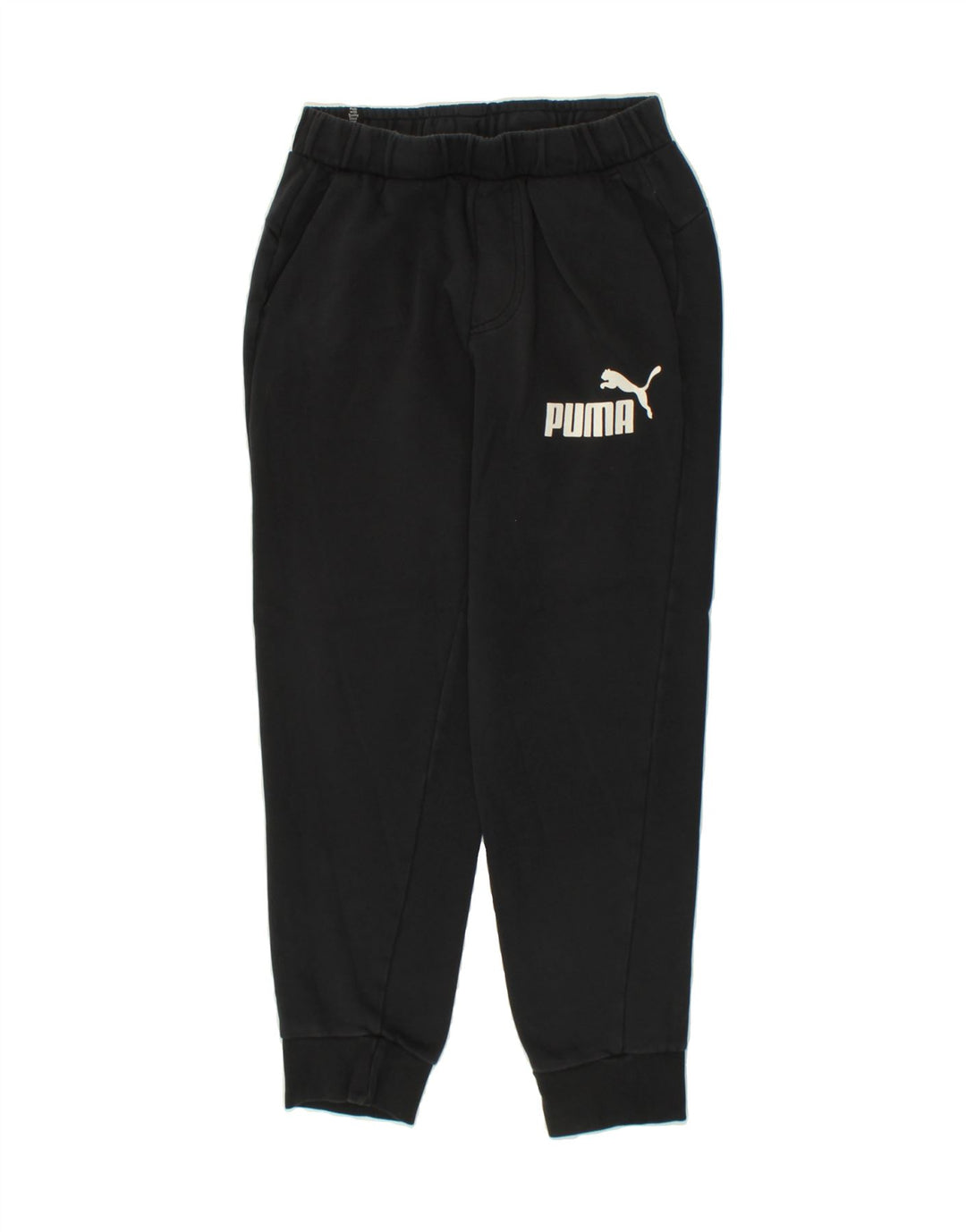 PUMA Mens Tracksuit Trousers Joggers Small Black Cotton Vintage Puma and Second-Hand Puma from Messina Hembry 
