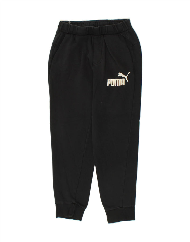 PUMA Mens Tracksuit Trousers Joggers Small Black Cotton Vintage Puma and Second-Hand Puma from Messina Hembry 