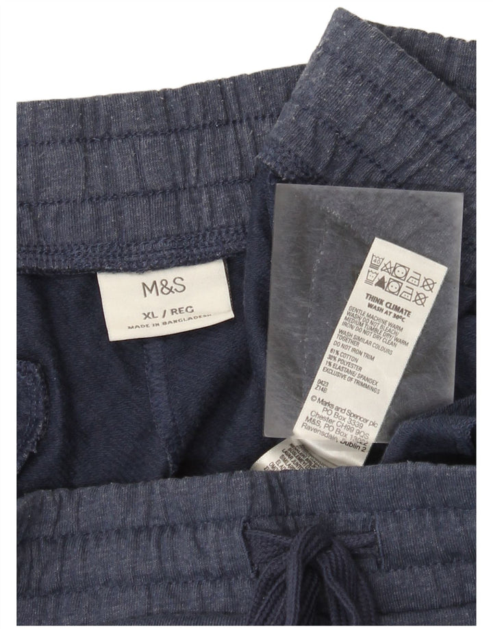 Pantaloni de trening pentru bărbați Marks & Spencer XL Bumbac bleumarin