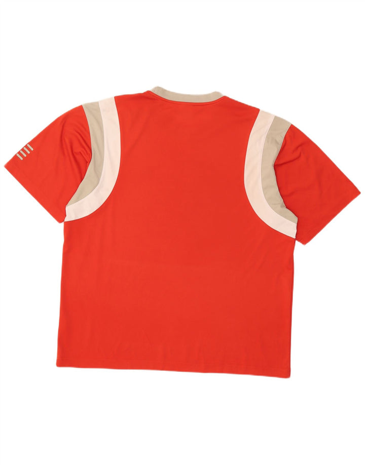 Tricou Fila pentru bărbați Top IT 52/54 mare, roșu, poliester color bloc