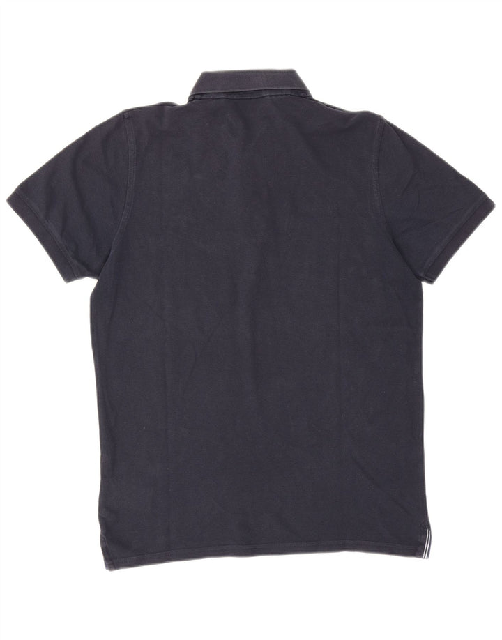 Tricou polo pentru bărbați Gant, bumbac, albastru bleumarin